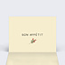 Marque-places de Noël Essence d'hiver Intérieur Gauche