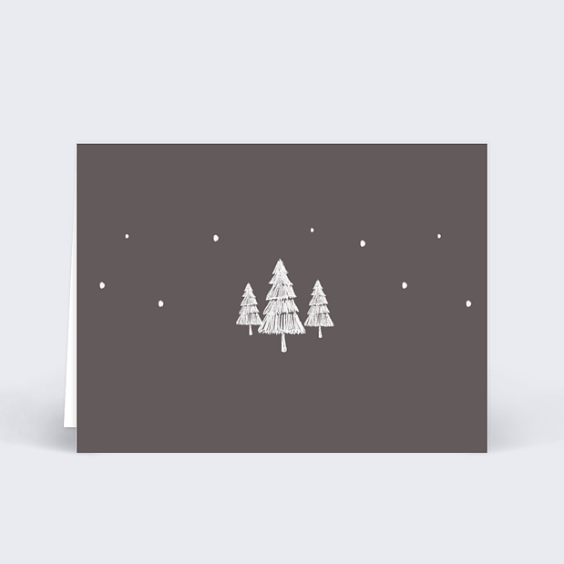 Marque-place Noël Roi de la forêts Verso