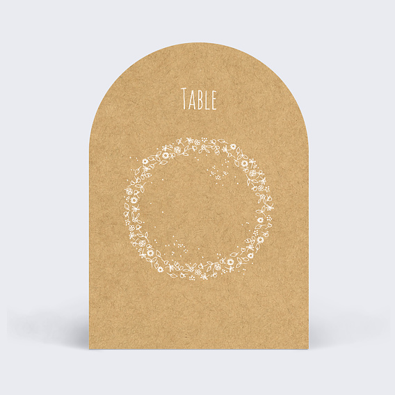 Marque-table mariage Fleurs de Printemps