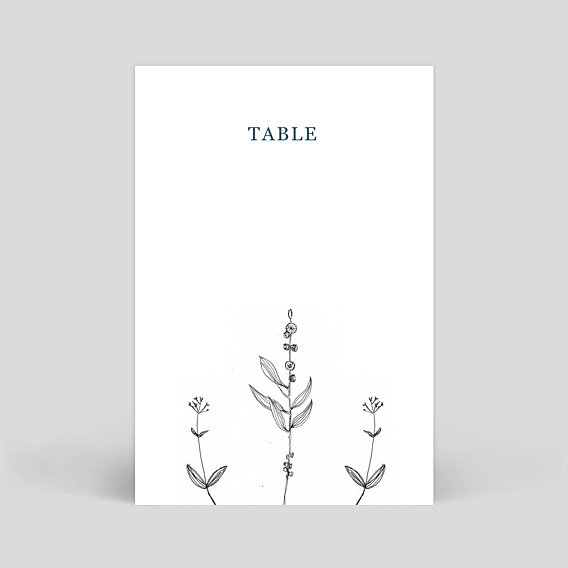 Marque-table mariage Idylle