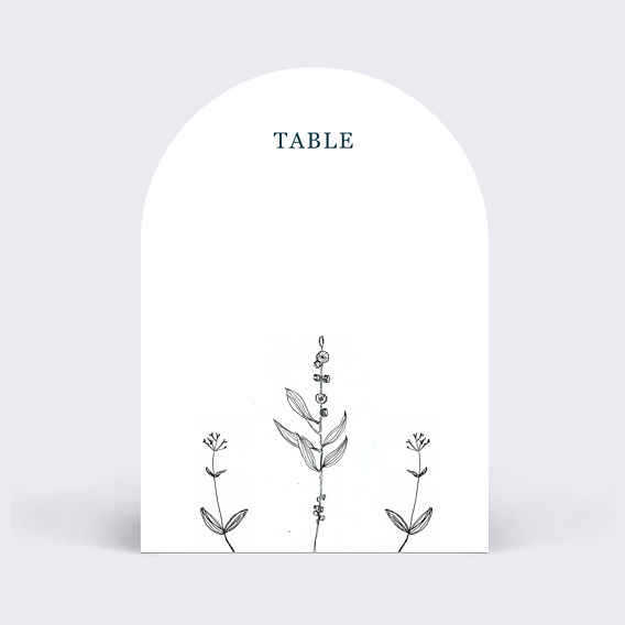 Marque-table mariage Idylle