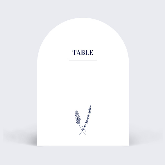 Marque-table mariage Jolie Lavande