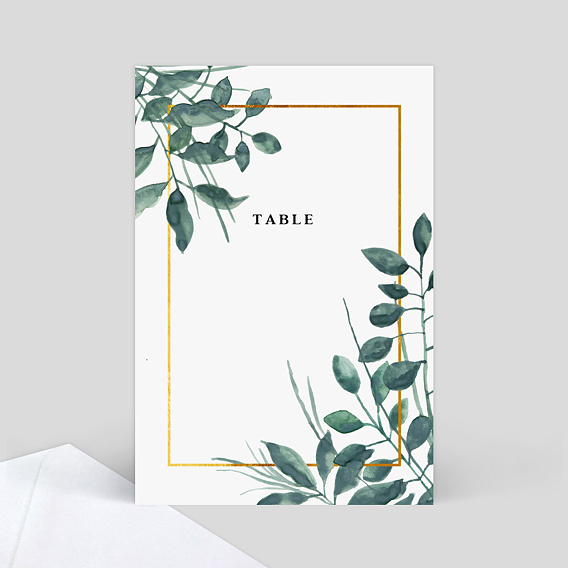 Marque-table Mariage Luxe