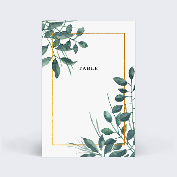 Marque-table mariage Luxe