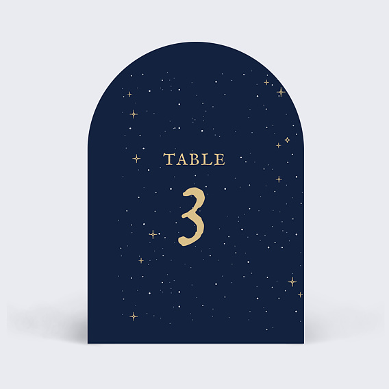 Marque-table mariage Notre Constellation