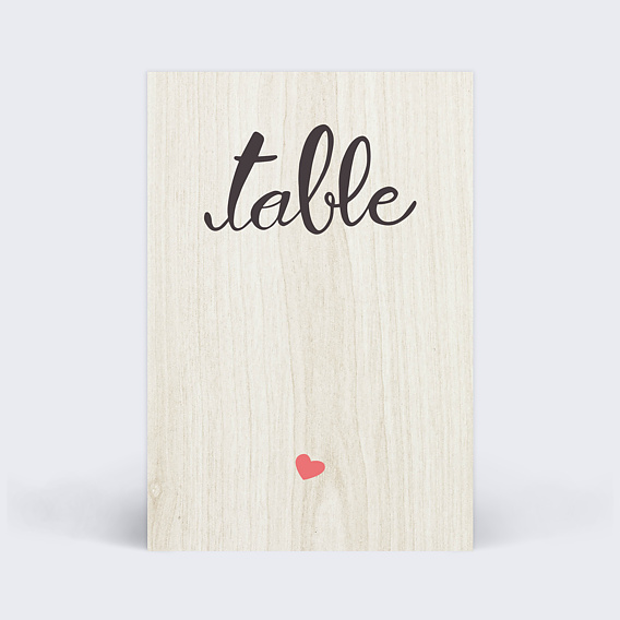 Marque-table mariage Photomaton