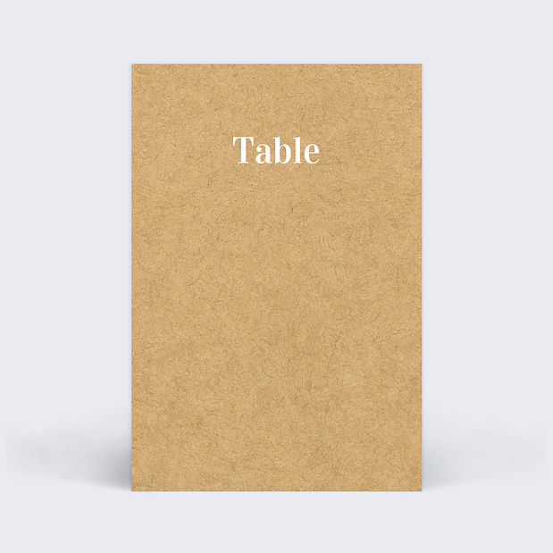 Marque-table Mariage Fleurs des Champs Recto