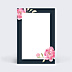 Marque-table Mariage Dark Peony