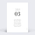 Marque-table Mariage Affection