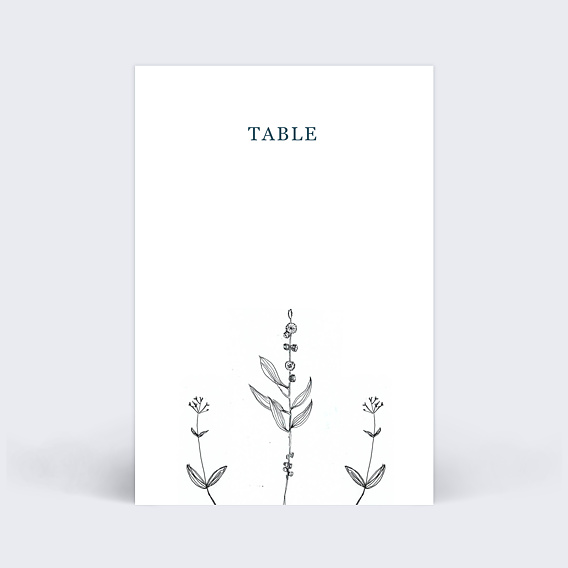 Marque-table Mariage Idylle