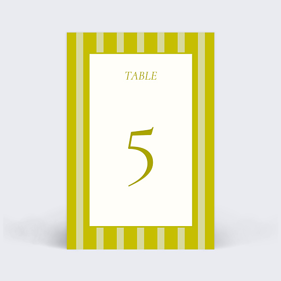 Marque-table mariage Amour lumineux