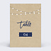 Marque-table mariage Notre Histoire