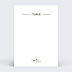 Marque-table mariage Bois Verso
