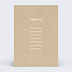 Marque-table mariage Ombarge Verso