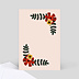 Marque-table Mariage Anémone