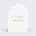 Marque-table Mariage Paillettes Chic