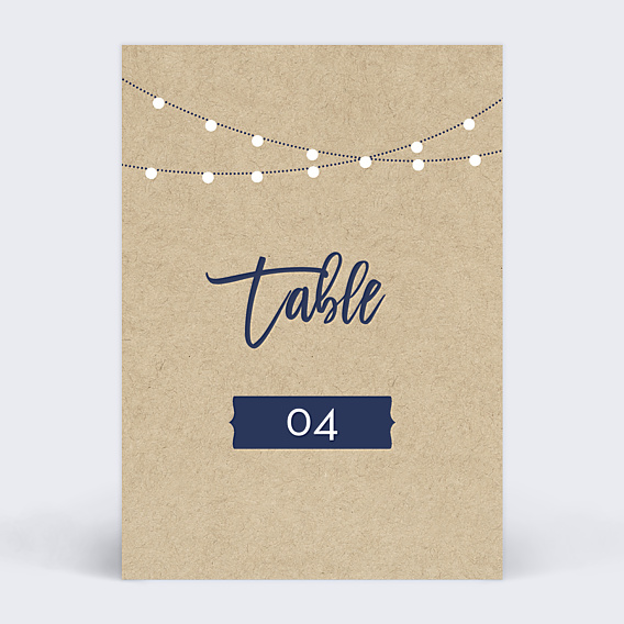 Marque-table Mariage Notre Histoire