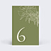 Marque-table Mariage Bloom floral