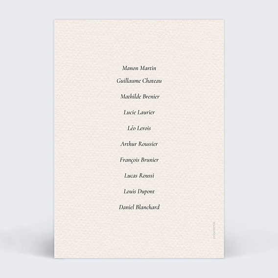 Marque-table Mariage Domaine