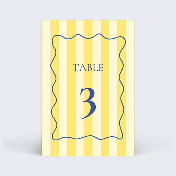 Marque-table mariage Riviera
