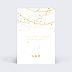 Marque-table mariage Fairy Lights Verso