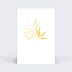Marque-table mariage Feuilles d'Or Verso