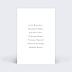 Marque-table mariage Lettrines Botaniques Verso