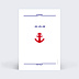 Marque-table mariage Mer Verso