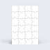 Marque-table mariage Puzzle Verso