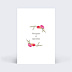Marque-table mariage Ronde de Fleurs Verso