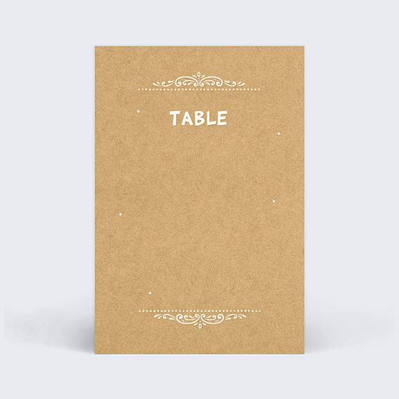 Marque-table Mariage Polaroïd