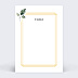 Marque-table Mariage Cadre Eucalyptus