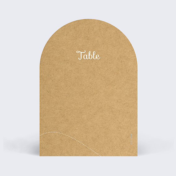 Marque-table Mariage Ensemble en Vadrouille
