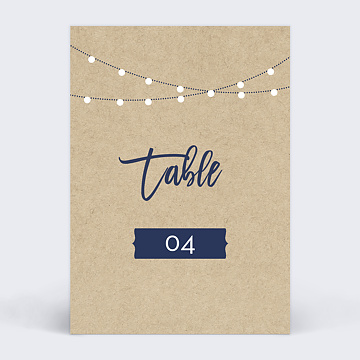 Marque-table Mariage Notre Histoire