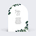 Marque-table mariage Branche d'Eucalyptus Verso
