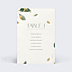 Marque-table Mariage Feuilles de Jade
