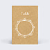 Marque-table Mariage Timeline Dentelle