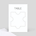 Marque-table Mariage Puzzle