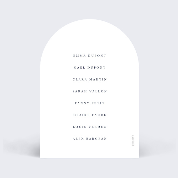 Marque-table Mariage Passeport