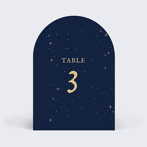 Marque-table Mariage Notre Constellation