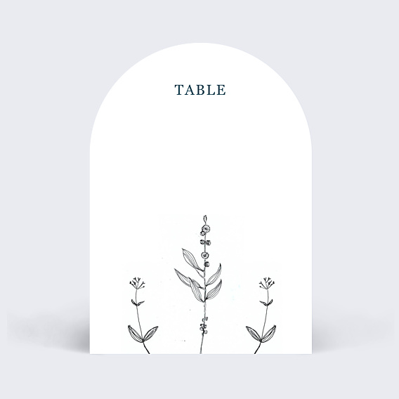 Marque-table mariage Idylle