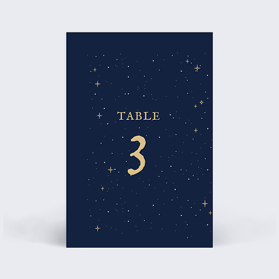 Marque-table Mariage Notre Constellation