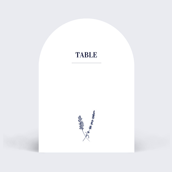 Marque-table Mariage Jolie Lavande