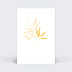 Marque-table Mariage Feuilles d'Or