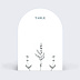 Marque-table mariage Idylle