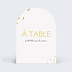 Marque-table mariage Paillettes Chic