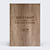 Marque-table Mariage Bois