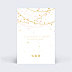 Marque-table Mariage Fairy Lights