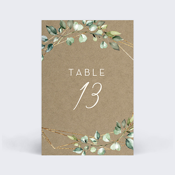 Marque-table Mariage Modern Love