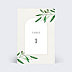 Marque-table Mariage Arche et Oliviers